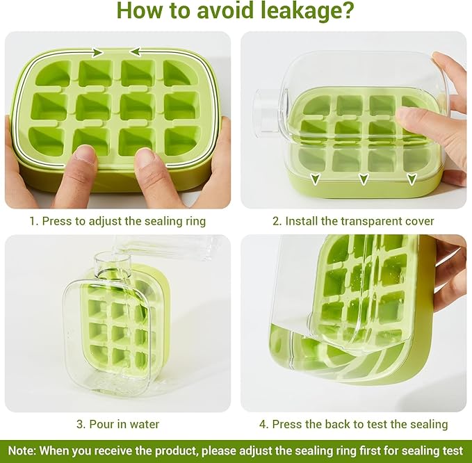 2-in-1 Ice Cube Tray with Bottle