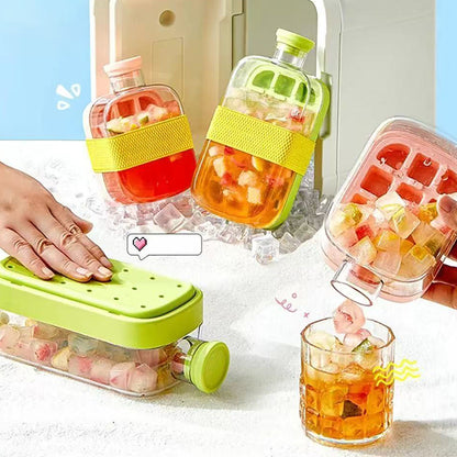 2-in-1 Ice Cube Tray with Bottle